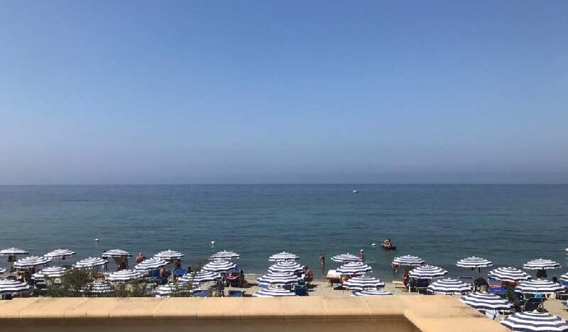 Small villa on sea front